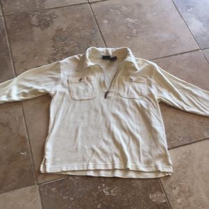 LIZWEAR CREME ZIP PULLOVER